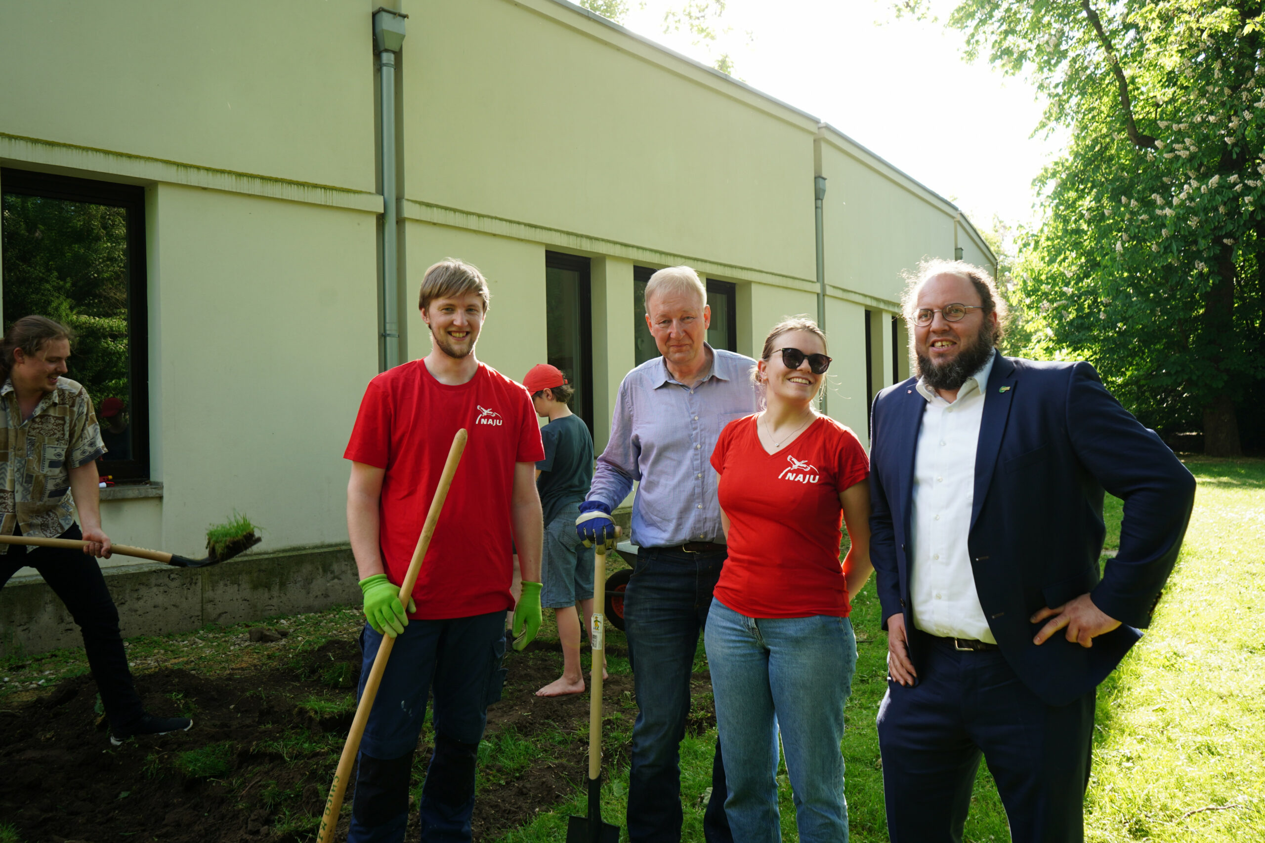 Bild von NAJU Team mit Christian Schröder und Jörg Romanski